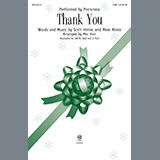 Download or print Pentatonix Thank You (arr. Mac Huff) Sheet Music Printable PDF 15-page score for Christmas / arranged SATB Choir SKU: 1198637