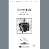 Download or print Pepper Choplin Heaven's Song Sheet Music Printable PDF 15-page score for Sacred / arranged SATB Choir SKU: 472969