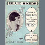 Download or print Pete Seeger Blue Skies Sheet Music Printable PDF 6-page score for Jazz / arranged Banjo SKU: 178641