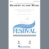 Download or print Peter, Paul & Mary Blowin' In The Wind (arr. Mac Huff) Sheet Music Printable PDF 14-page score for Folk / arranged SATB Choir SKU: 411817