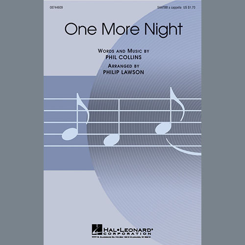 Phil Collins One More Night (arr. Philip Lawson) profile picture