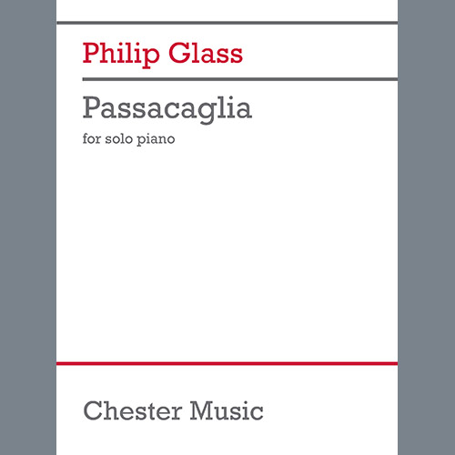 Philip Glass Distant Figure (Passacaglia for Solo Piano) profile picture