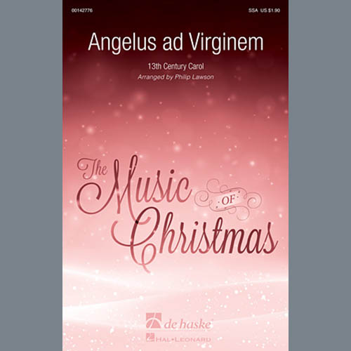 Christmas Carol Angelus Ad Virginem (arr. Philip Lawson) profile picture