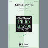 Download or print Philip Lawson Greensleeves Sheet Music Printable PDF 10-page score for Concert / arranged SAB SKU: 175824