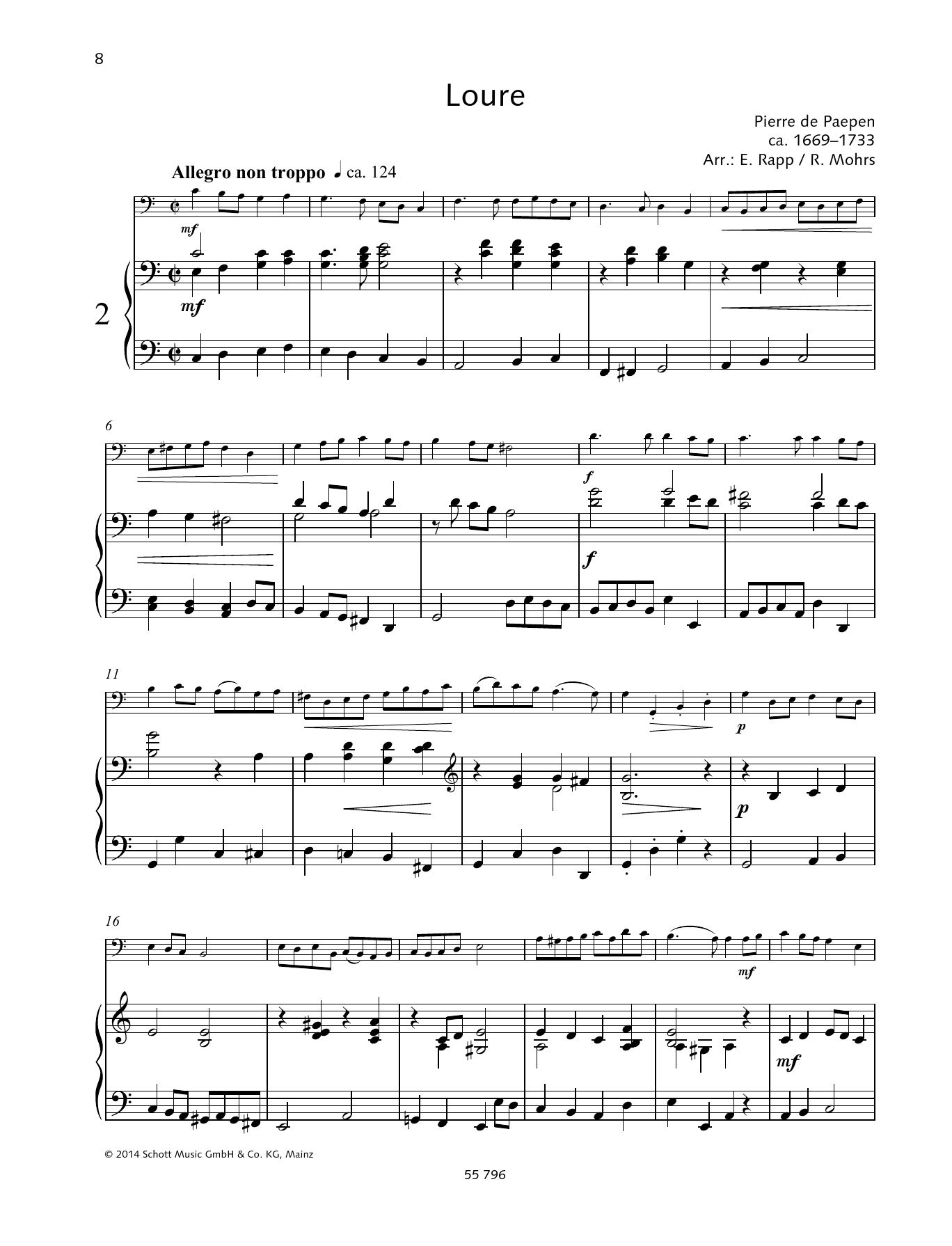 Learn to play Pierre de Paepen Loure sheet music for String Solo in minutes. Pierre de Paepen Loure sheet music preview music notes and score for String Solo including 3 page(s)