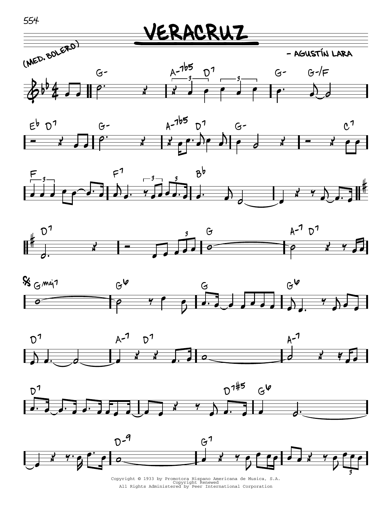 Learn to play Placido Domingo Veracruz sheet music for Real Book – Melody & Chords in minutes. Placido Domingo Veracruz sheet music preview music notes and score for Real Book – Melody & Chords including 2 page(s)