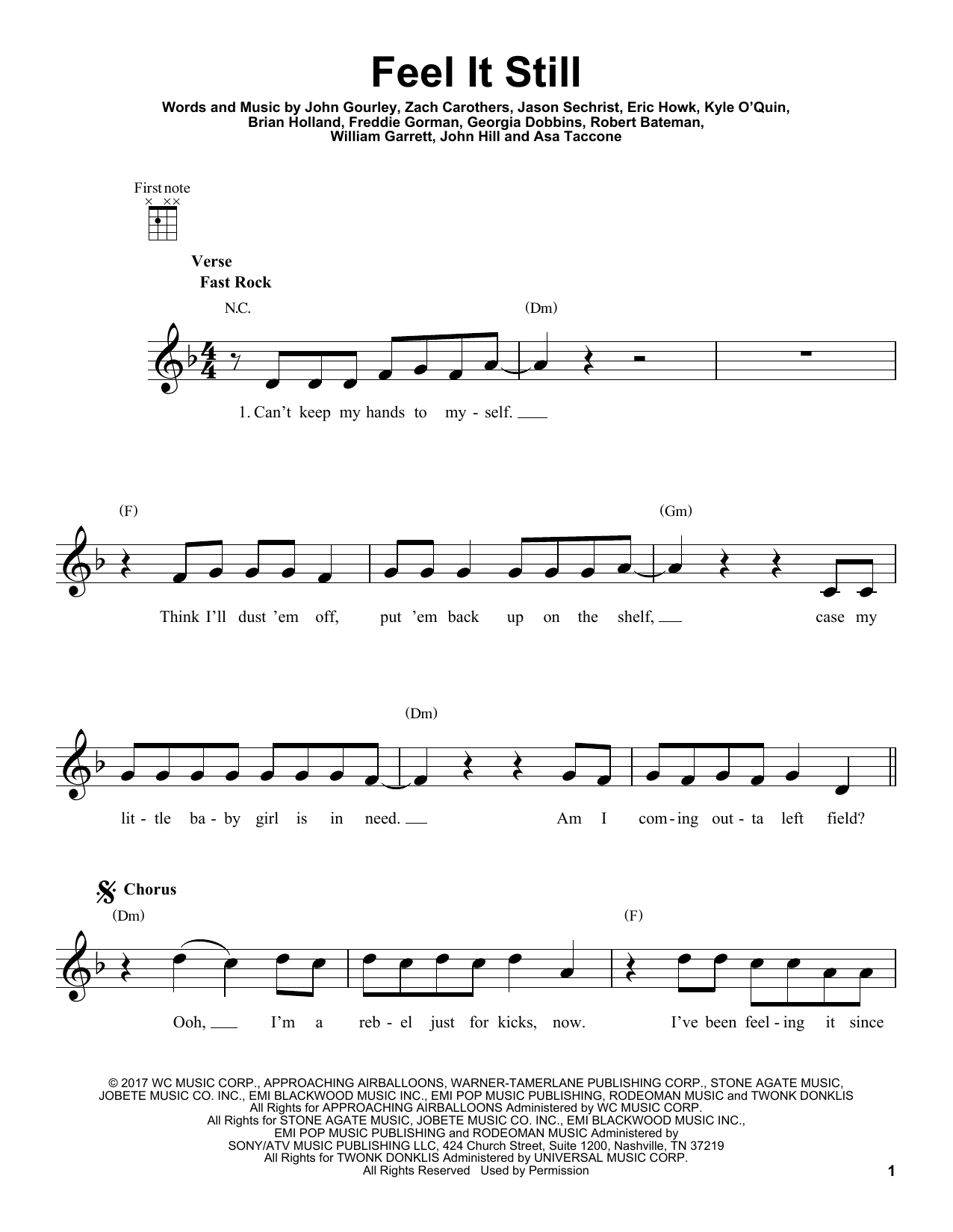 Learn to play Portugal. The Man. Feel It Still sheet music for Educational Piano in minutes. Portugal. The Man. Feel It Still sheet music preview music notes and score for Educational Piano including 4 page(s)