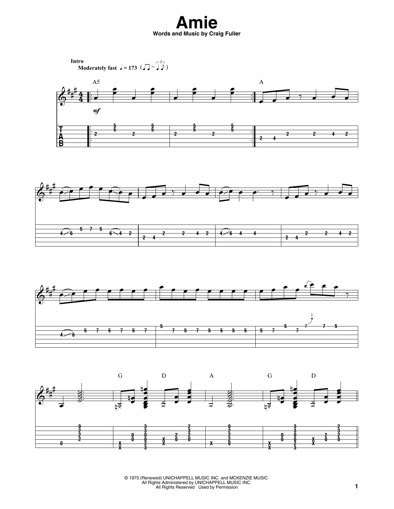 Learn to play Pure Prairie League Amie sheet music for Easy Guitar in minutes. Pure Prairie League Amie sheet music preview music notes and score for Easy Guitar including 2 page(s)