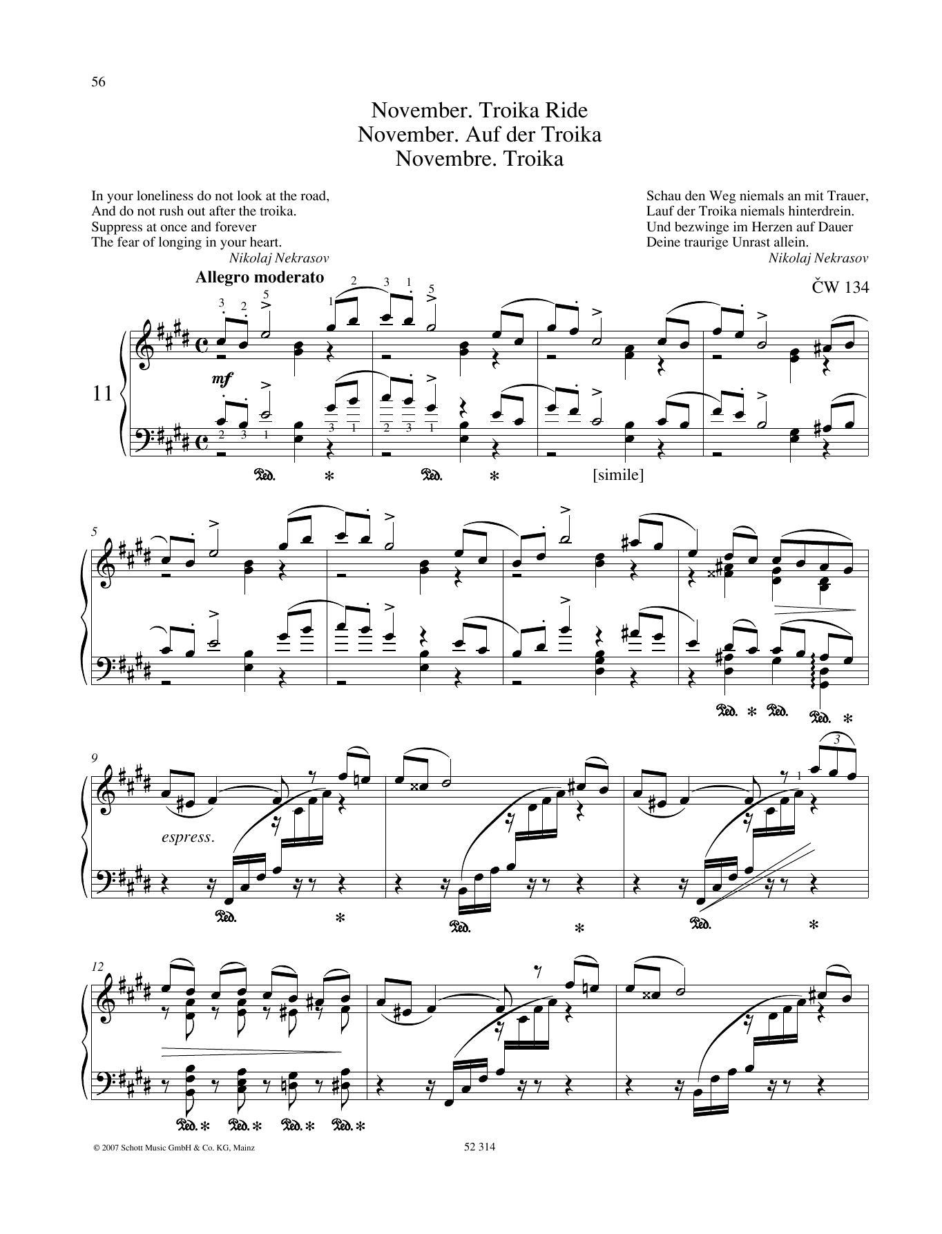 Learn to play Pyotr Il'yich Tchaikovsky November sheet music for Piano Solo in minutes. Pyotr Il'yich Tchaikovsky November sheet music preview music notes and score for Piano Solo including 7 page(s)