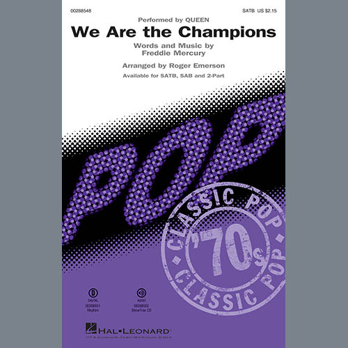 Queen We Are The Champions (arr. Roger Emerson) profile picture