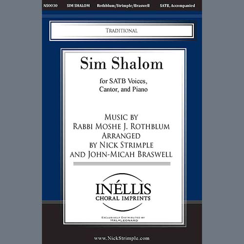 Rabbi Moshe J. Rothblum Sim Shalom (arr. Nick Strimple and John-Micah Braswell) profile picture