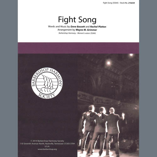 Rachel Platten Fight Song (arr. Wayne Grimmer) pictures Rachel Platten Fight Song (arr. Wayne Grimmer) profile picture