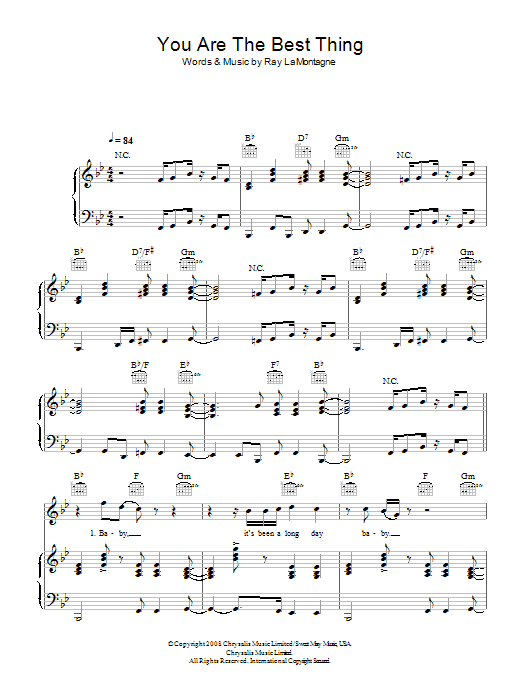 Ray Lamontagne You Are The Best Thing Sheet Music Download Printable Pdf Pop Music Score For Lead Sheet Fake Book Ray Lamontagne You Are The Best Thing Sheet Music Download Printable Pdf Pop Music Score For Lead Sheet Fake Book