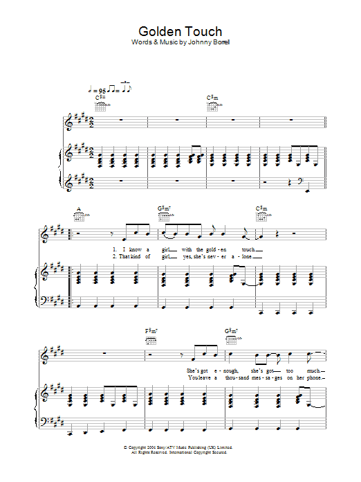 Learn to play Razorlight Golden Touch sheet music for Guitar Tab in minutes. Razorlight Golden Touch sheet music preview music notes and score for Guitar Tab including 7 page(s)