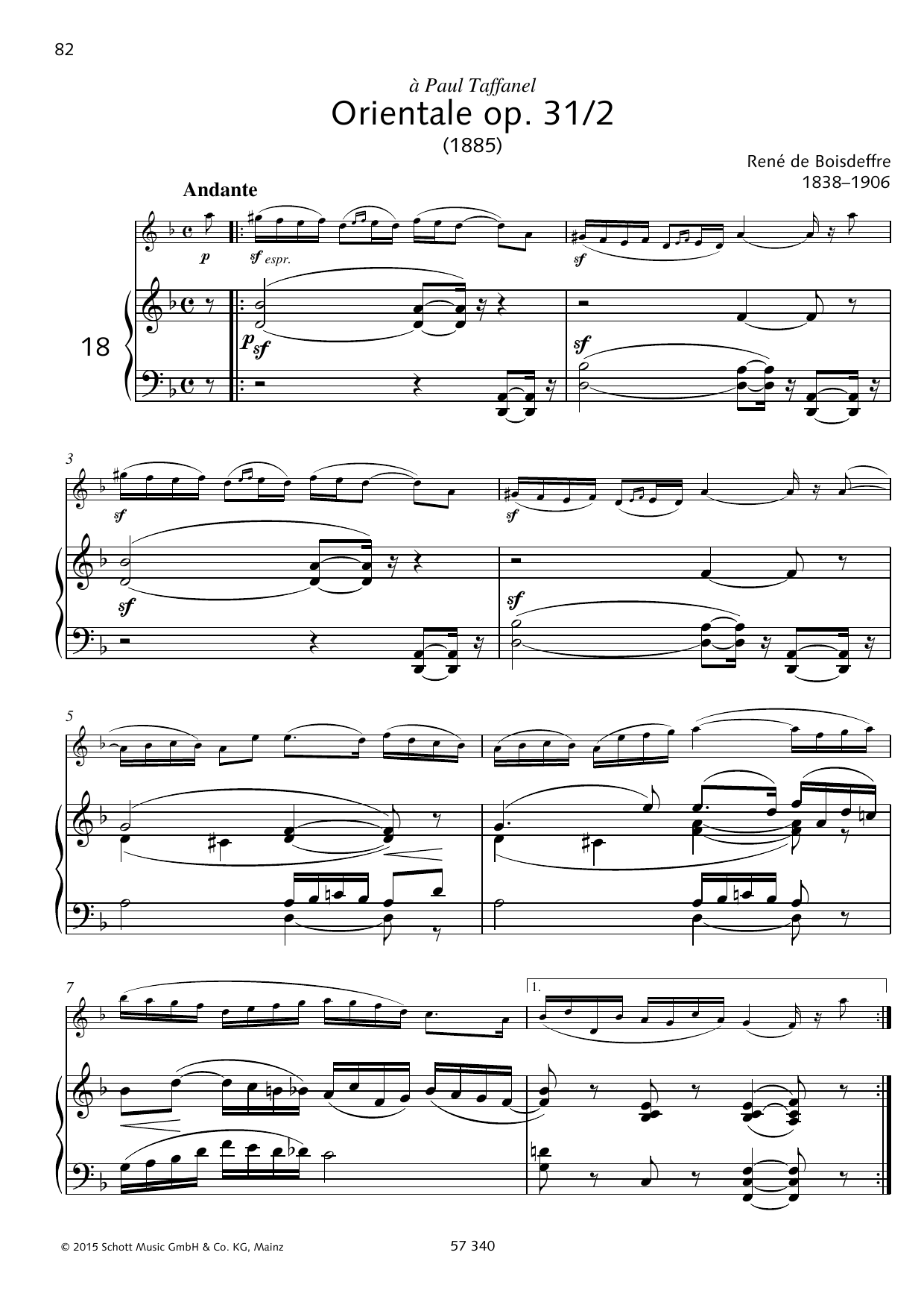 Learn to play Rene De Boisdeffre Orientale sheet music for Woodwind Solo in minutes. Rene De Boisdeffre Orientale sheet music preview music notes and score for Woodwind Solo including 8 page(s)