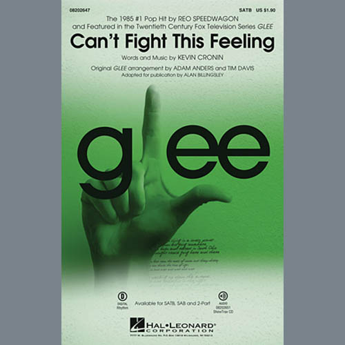 REO Speedwagon Can't Fight This Feeling (from Glee) (adapt. Alan Billingsley) profile picture