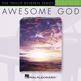 Download or print Rich Mullins Awesome God Sheet Music Printable PDF 3-page score for Pop / arranged Piano (Big Notes) SKU: 58524