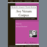 Download or print Richard Burchard Ave Verum Corpus (Partner For O Magnum Mysterium) Sheet Music Printable PDF 10-page score for Concert / arranged Choir SKU: 1357271