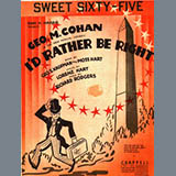 Download or print Richard Rodgers Everybody Loves You (from I'd Rather Be Right) Sheet Music Printable PDF 4-page score for Broadway / arranged Piano, Vocal & Guitar Chords (Right-Hand Melody) SKU: 1776581