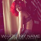 Download or print Rihanna What's My Name? (feat. Drake) Sheet Music Printable PDF 8-page score for Pop / arranged Piano, Vocal & Guitar (Right-Hand Melody) SKU: 77480