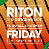 Download or print Riton and Nightcrawlers Friday (feat. Mufasa & Hypeman) Sheet Music Printable PDF 4-page score for Pop / arranged Really Easy Piano SKU: 1559370