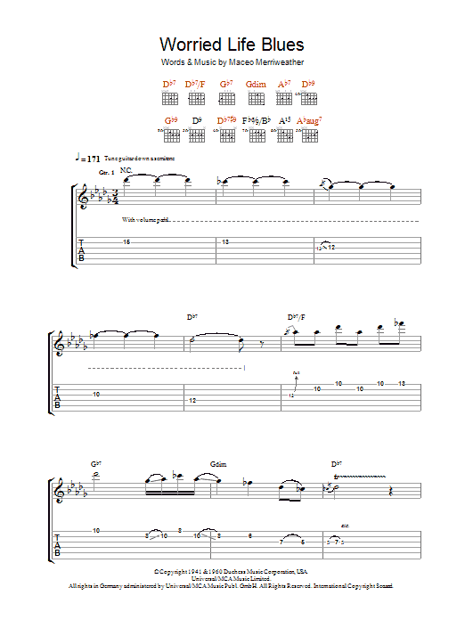 Learn to play Robben Ford Worried Life Blues sheet music for Guitar Tab in minutes. Robben Ford Worried Life Blues sheet music preview music notes and score for Guitar Tab including 11 page(s)