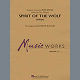 Download or print Robert Buckley Spirit of the Wolf (Stakaya) - Conductor Score (Full Score) Sheet Music Printable PDF 11-page score for Concert / arranged Concert Band SKU: 413995