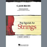 Download or print Robert Longfield C-Jam Blues - Violin 3 (Viola Treble Clef) Sheet Music Printable PDF 2-page score for Jazz / arranged Orchestra SKU: 294986