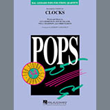 Download or print Robert Longfield Clocks - Full Score Sheet Music Printable PDF 7-page score for Pop / arranged String Quartet SKU: 368568