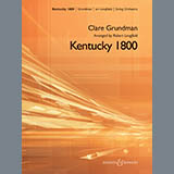 Download or print Robert Longfield Kentucky 1800 - Violin 1 Sheet Music Printable PDF 2-page score for Folk / arranged Orchestra SKU: 286574