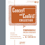 Download or print Robert Clérisse Theme De Concours Sheet Music Printable PDF 5-page score for Classical / arranged Trombone and Piano SKU: 479063.