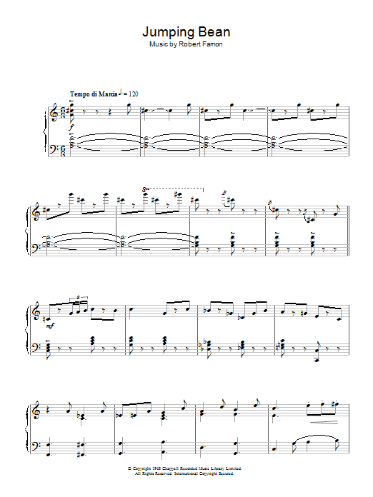 Learn to play Robert Farnon Jumping Bean sheet music for Piano in minutes. Robert Farnon Jumping Bean sheet music preview music notes and score for Piano including 6 page(s)