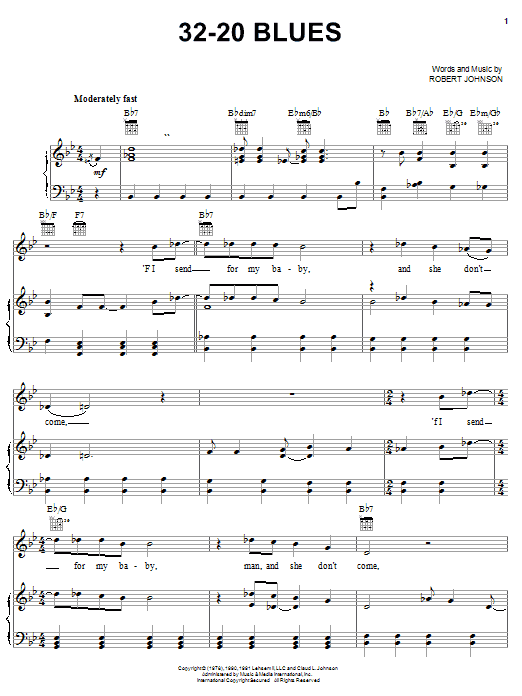 Learn to play Robert Johnson 32-20 Blues sheet music for Ukulele in minutes. Robert Johnson 32-20 Blues sheet music preview music notes and score for Ukulele including 6 page(s)