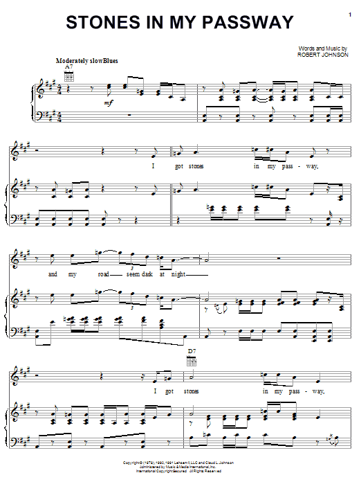 Learn to play Robert Johnson Stones In My Passway sheet music for Ukulele in minutes. Robert Johnson Stones In My Passway sheet music preview music notes and score for Ukulele including 3 page(s)