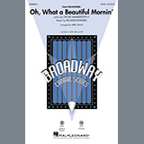 Download or print Rodgers & Hammerstein Oh, What A Beautiful Mornin' (from Oklahoma!) (arr. Kirby Shaw) Sheet Music Printable PDF 11-page score for Broadway / arranged SAB Choir SKU: 1198673