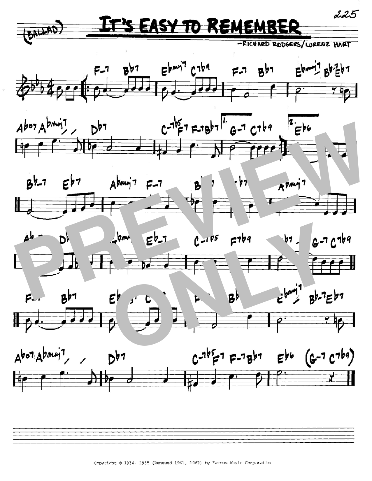 Learn to play Rodgers & Hart It's Easy To Remember sheet music for Guitar Tab in minutes. Rodgers & Hart It's Easy To Remember sheet music preview music notes and score for Guitar Tab including 2 page(s)