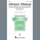 Download or print Roger Emerson Alleluia! Alleluia! Sheet Music Printable PDF 10-page score for Concert / arranged 3-Part Mixed Choir SKU: 510662