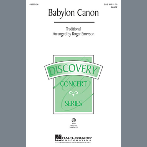 Traditional Babylon Canon (arr. Roger Emerson) profile picture