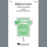 Download or print Traditional Babylon Canon (arr. Roger Emerson) Sheet Music Printable PDF 11-page score for Concert / arranged SAB SKU: 97532
