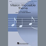 Download or print Lalo Schifrin Mission: Impossible Theme (arr. Roger Emerson) Sheet Music Printable PDF 15-page score for Concert / arranged SATB SKU: 94714