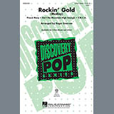 Download or print Roger Emerson Rockin' Gold (Medley) Sheet Music Printable PDF 15-page score for Rock / arranged 3-Part Mixed SKU: 97626