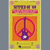 Download or print Roger Emerson Summer of '69 - Three Days That Rocked the World Sheet Music Printable PDF 63-page score for Pop / arranged SATB Choir SKU: 420974