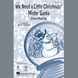 Download or print Roger Emerson We Need A Little Christmas / Mister Santa Sheet Music Printable PDF 14-page score for Concert / arranged 2-Part Choir SKU: 82510