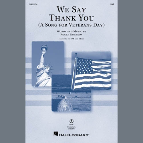 Roger Emerson We Say Thank You (A Song For Veterans Day) profile picture