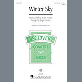 Download or print Roger Emerson Winter Sky Sheet Music Printable PDF 14-page score for Concert / arranged 2-Part Choir SKU: 175480