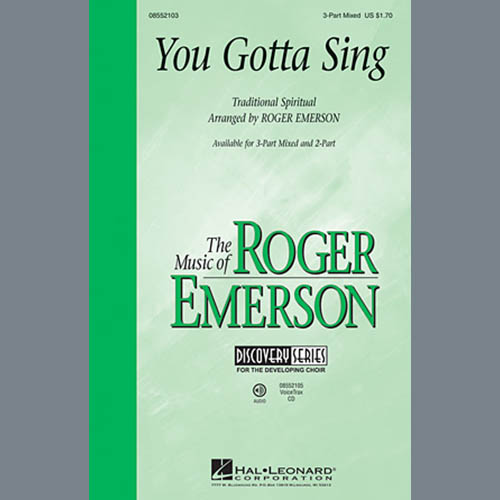 Traditional Spiritual You Gotta Sing (arr. Roger Emerson) profile picture