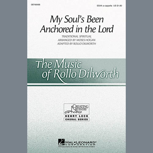 Traditional Spiritual My Soul's Been Anchored In De Lord (arr. Moses Hogan) profile picture