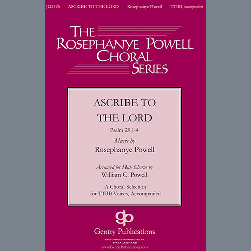 Rosephanye Powell Ascribe To The Lord (arr. William C. Powell) profile picture