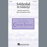 Download or print Rosephanye Powell Solidaridad (In Solidarity) Sheet Music Printable PDF 11-page score for Concert / arranged SATB SKU: 98190