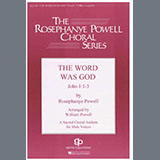 Download or print Rosephanye Powell The Word Was God (arr. William Powell) Sheet Music Printable PDF 11-page score for Sacred / arranged TTBB Choir SKU: 1766587